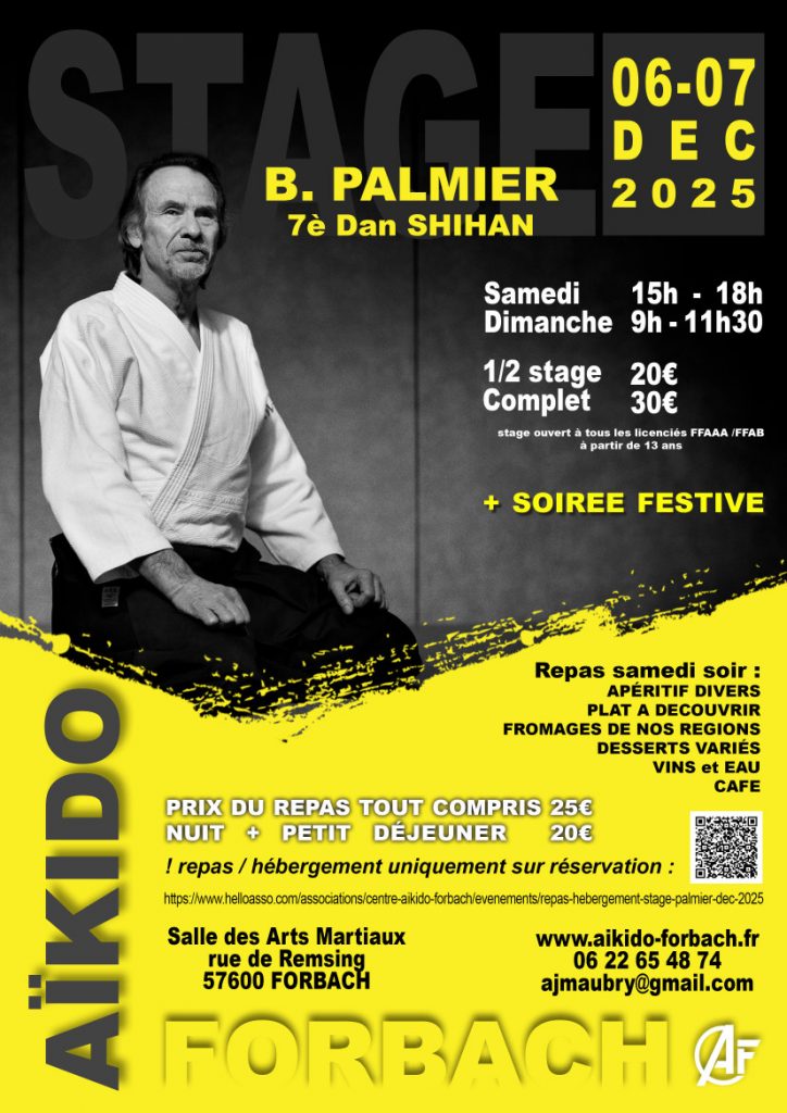 Stage Bernard Palmier 2025